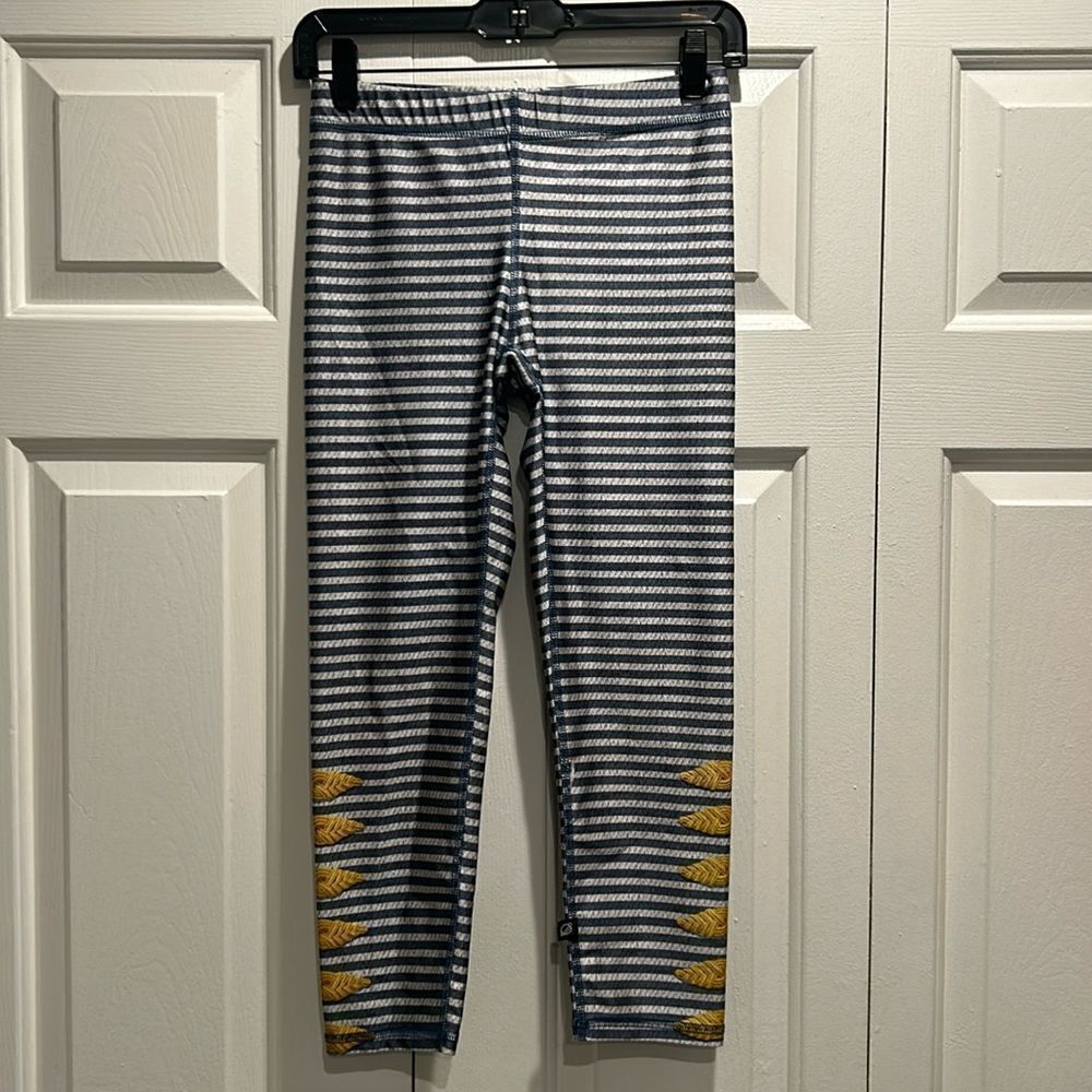 Terez Striped Leggings, Size Medium